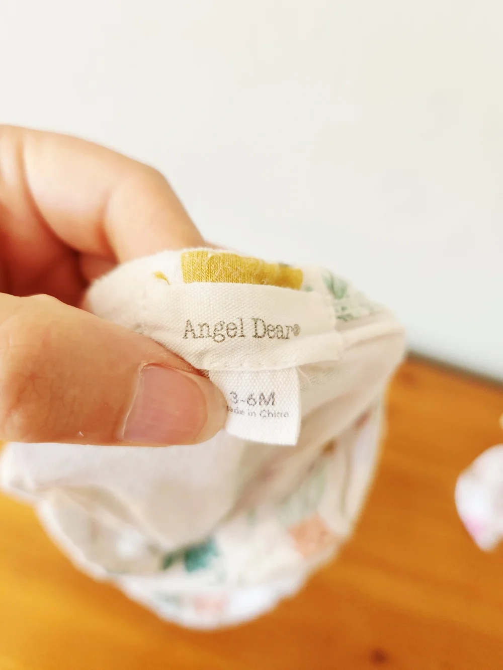 Angel Dear white cotton